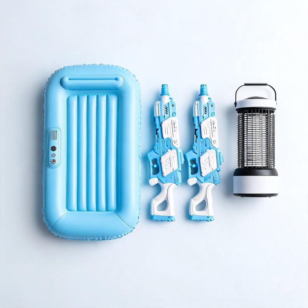 The Backyard Bundle — floaty, water blasters and mosquito zapper